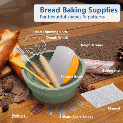 Electric Heating Bread Proofing Basket, Sourdough Starter Warmer - 4 Heat Settings - coldsohard