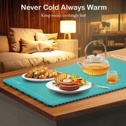 Food Warming Mat - Patented graphene technology - coldsohard